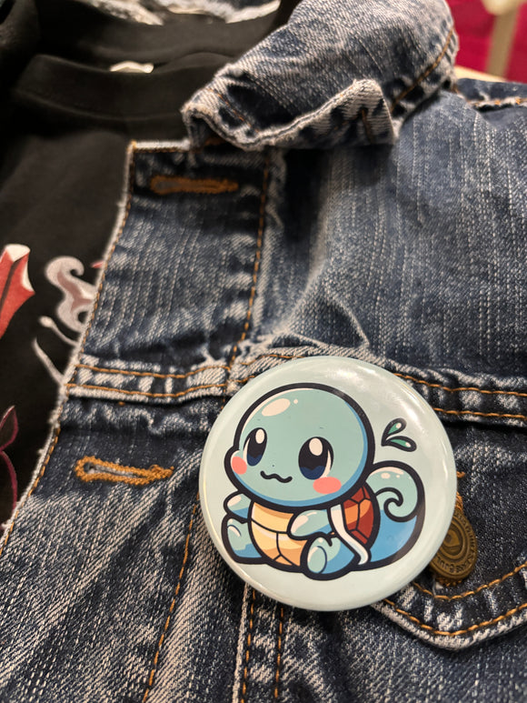Pokemon Badge: Squirtle Chibi