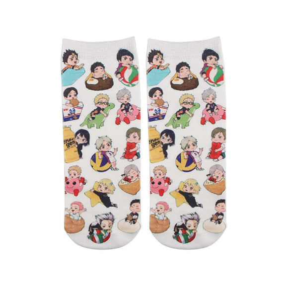 Haikyu!! Socks: Chibi Characteres