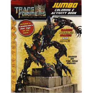 Transformers Jumbo Coloring & Activity Book (Assorted Coverart)