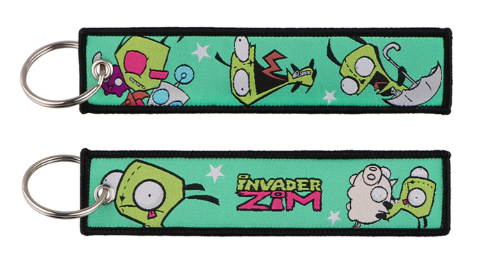 Invader Zim Keychain GIR StarBase16