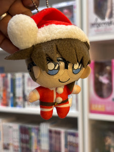 Detective Conan Plush keychain santa