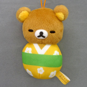 Keychain Rilakkuma Daruma.