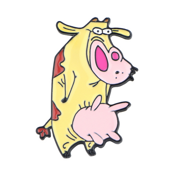 Cow and Chicken Pin: Cow