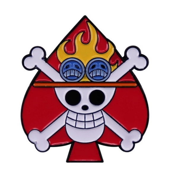 One Piece Pin: Ace Logo