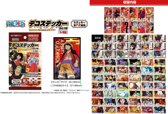 One Piece: Decoration Sticker with Gum Wano Country Arc