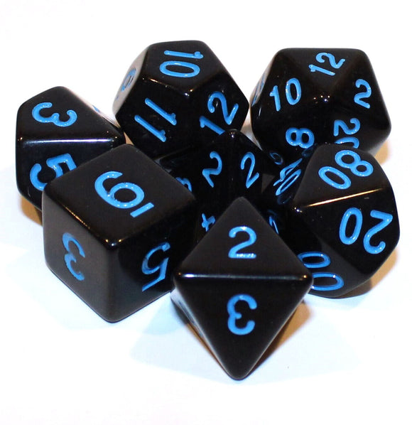 Dungeons and Dragons Dice: Black