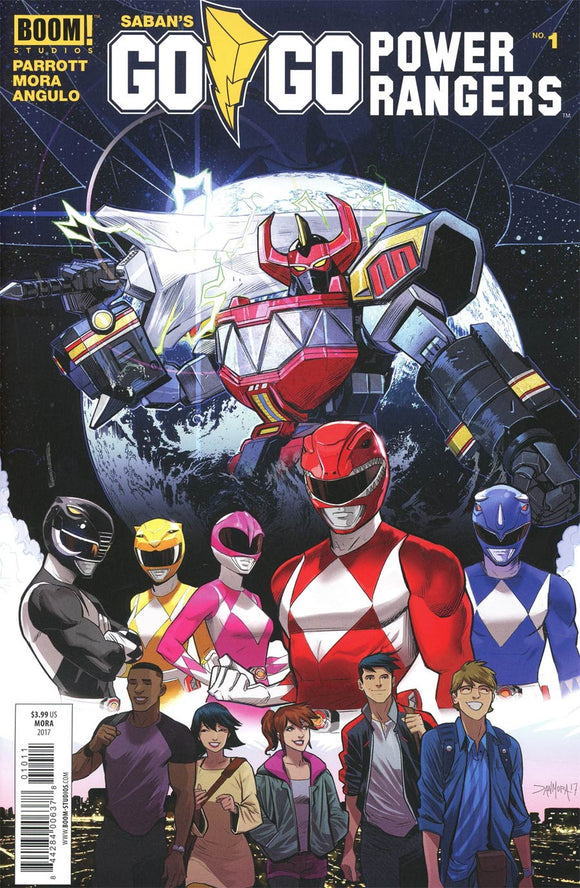 Sabans Go Go Power Rangers #1 Cover A Regular Dan Mora Cover