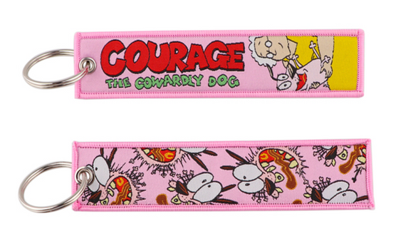 Courage the Cowardly Dog Keychain: Courage