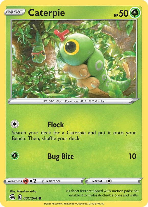 Pokemon TCG - Fusion Strike Card: Caterpie